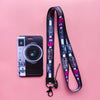 Retro Camera Card Holder with Lanyard