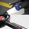 CNC Aluminum Motorcycle Handlebar End Plugs with Rubber Grip