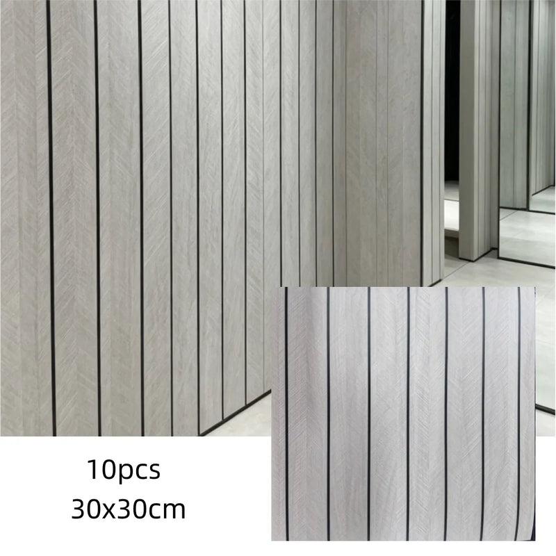 3D Wandpaneele mit Holzoptik – Abziehbar & Selbstklebend