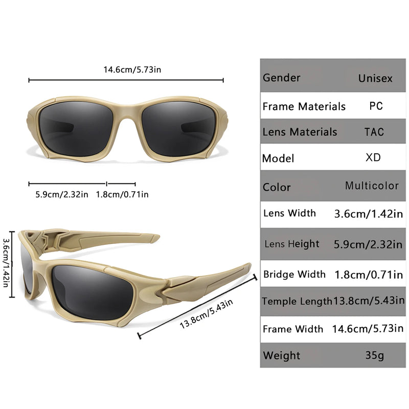 Gafas de Sol Polarizadas con Diseño Camuflaje Clásico