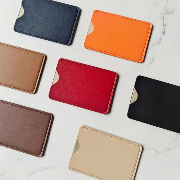 حافظة بطاقات جلد صناعي (PU) لحجب تقنية RFID