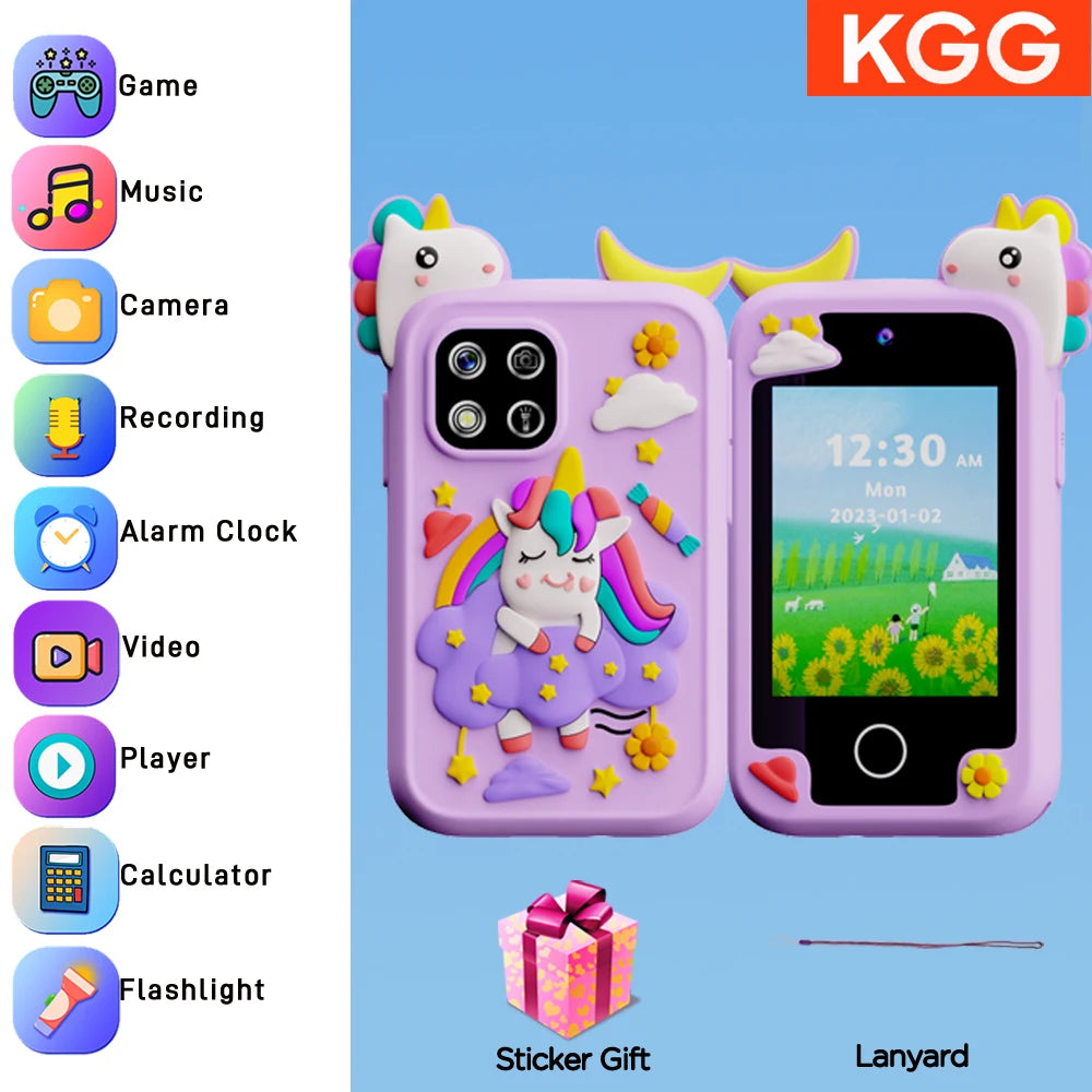 Kids Touchscreen Learning Phone with Games and Music