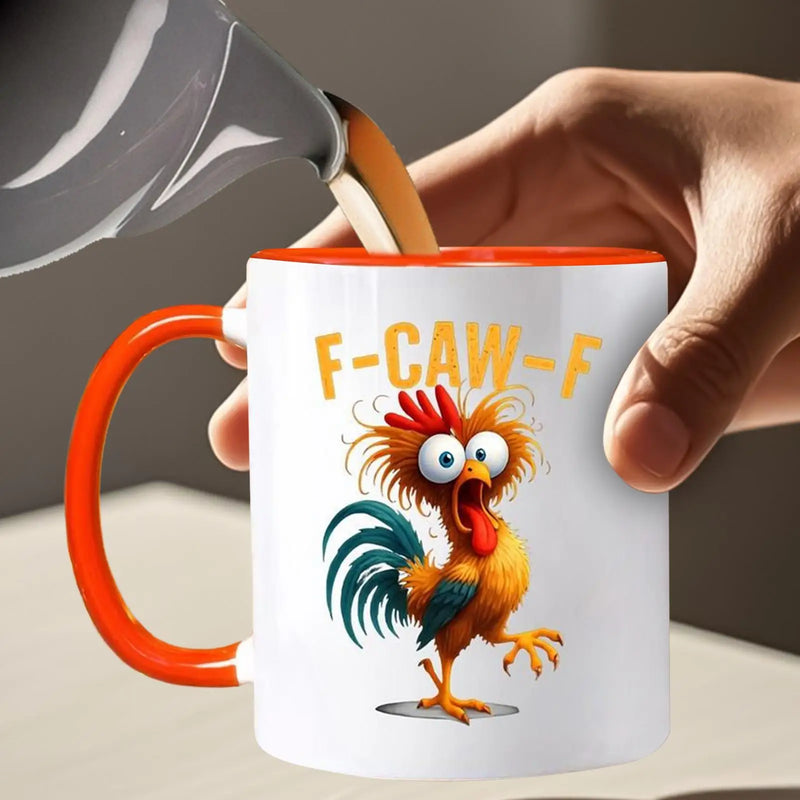 F-Caw-F Keramik-Kaffeetasse