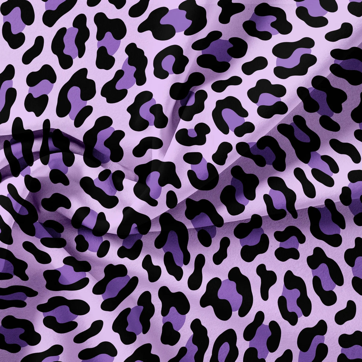 Dark Leopard Print Duvet Cover Set with Two Pillowcases