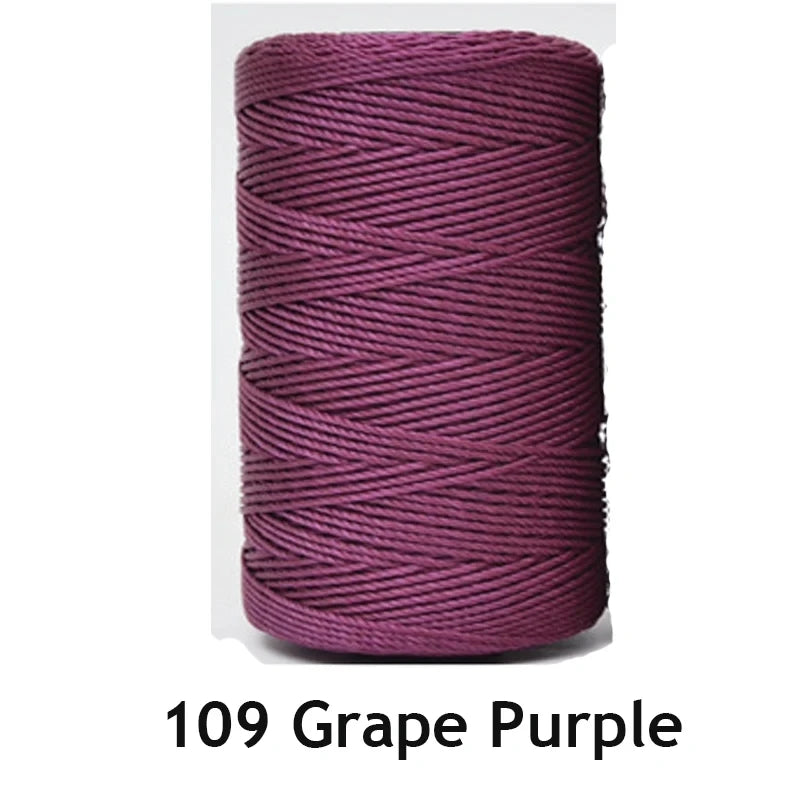 A spool of 109 Grape Purple ice silk crochet yarn for knitting and DIY crafts.