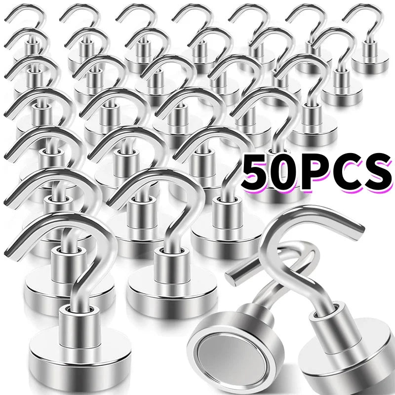 Heavy Duty Neodymium Magnet Hooks for Secure Hanging