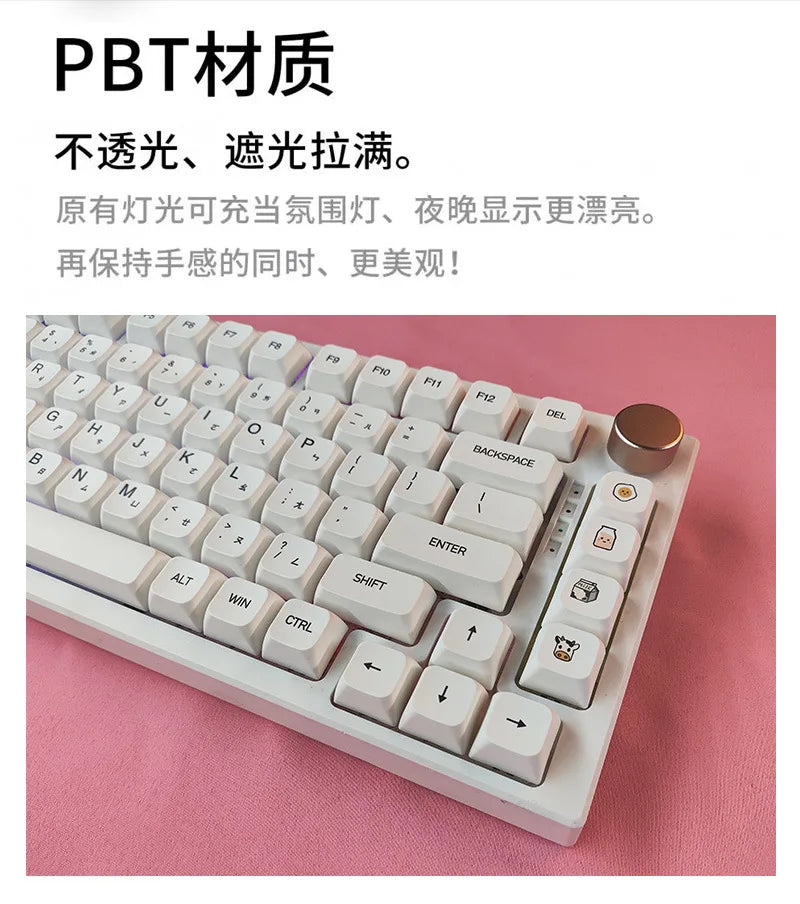 Multilingual PBT Keycaps for Mechanical Keyboards
