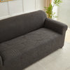 Jacquard Leaf Pattern Stretch Sofa Cover with Non-Slip Backing