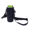 Manchon isotherme pour grandes bouteilles d'eau - Noir (9 x 26 cm)