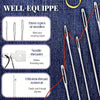 Complete Hand Sewing Tool Kit with Large-Eye Needles