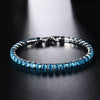 4mm Micro-Pavé Zircon Tennis Bracelet