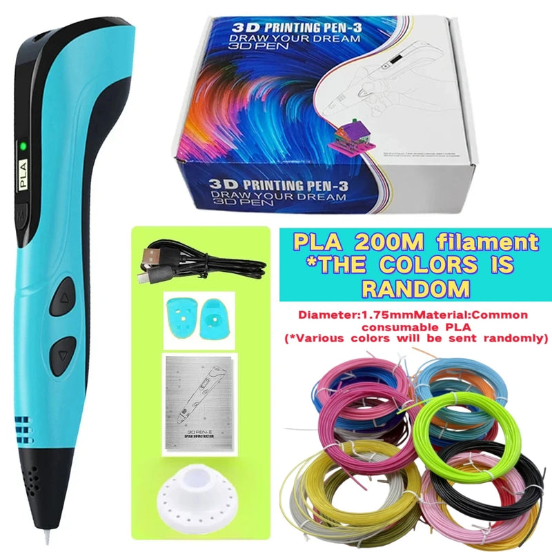 3D Printing Pen with LED Display