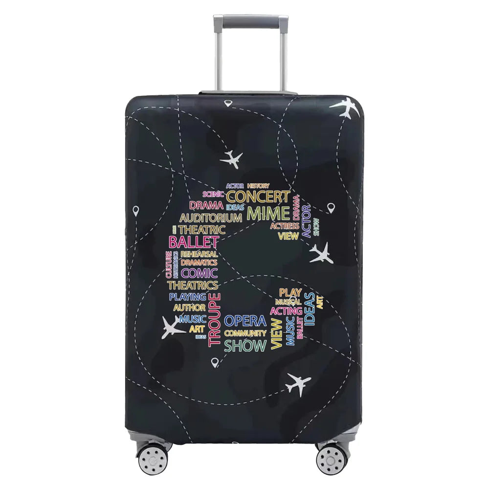 Stretch Fabric Luggage Cover for Suitcases (18-32 Inch)