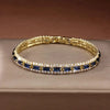14K Gold Plated Tennis Bracelet with Cubic Zirconia