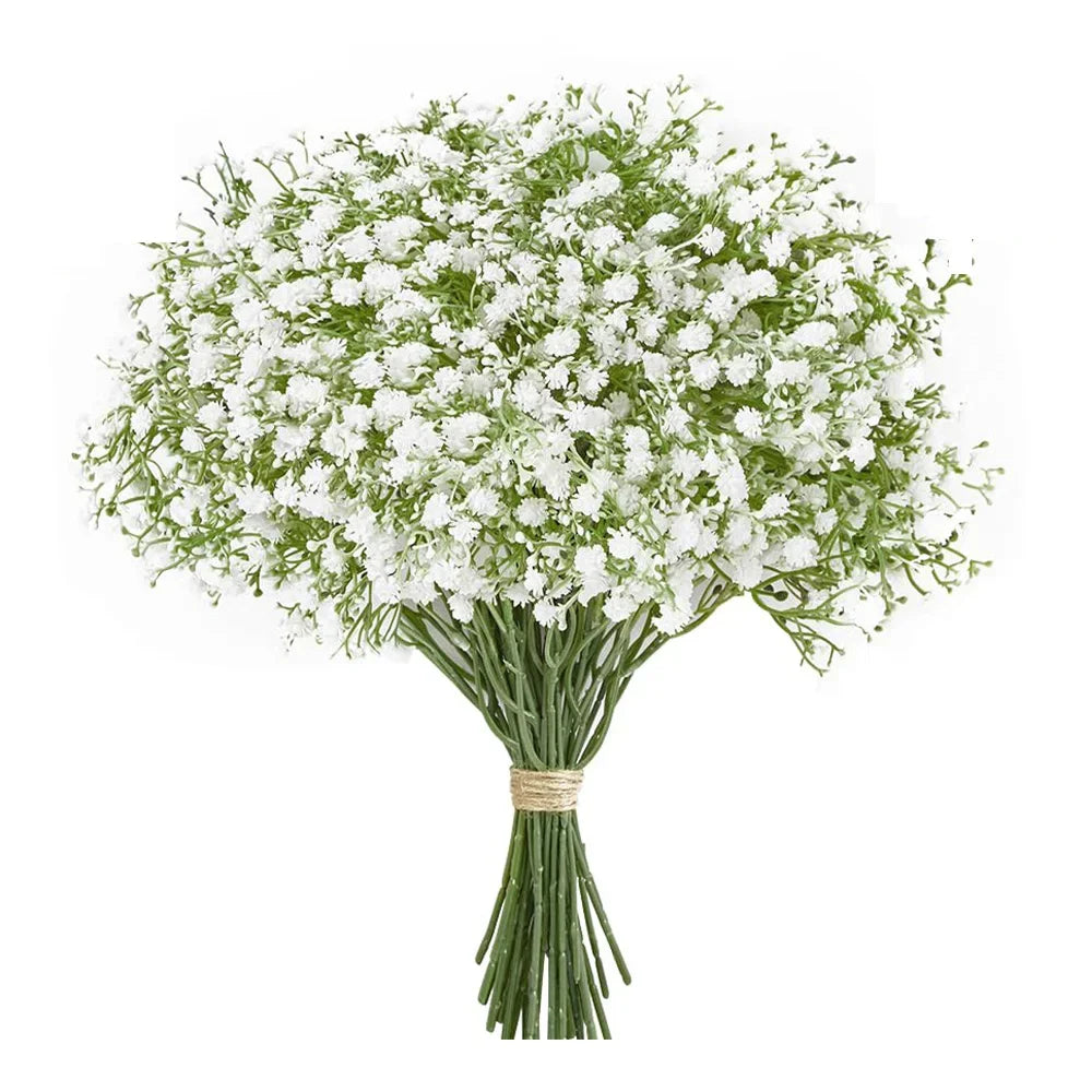 Artificial Gypsophila Baby's Breath Stems for Weddings & Home Décor