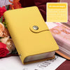 PU Leather Cash Envelope Budget Binder