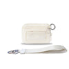 Checkered Card Case Wallet with Detachable Keychain and ID Window