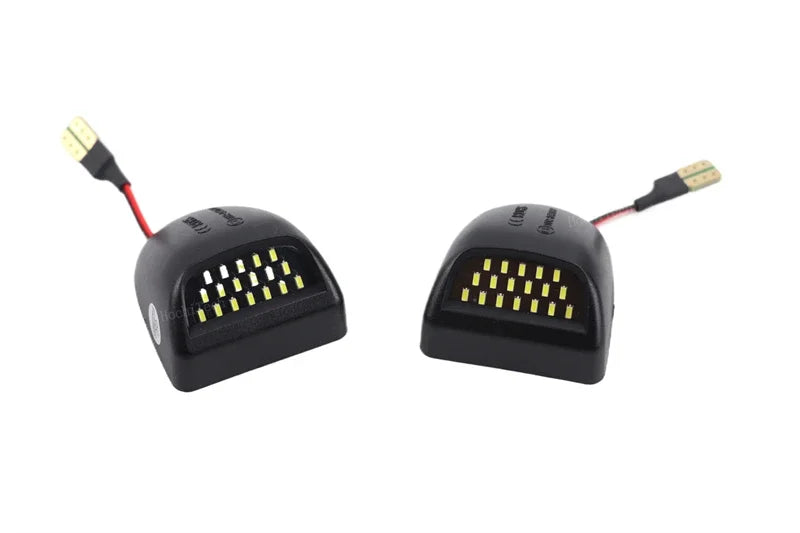 White LED License Plate Lights for Chevrolet Silverado, GMC Sierra, and More