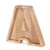 Wooden Alphabet Piggy Bank – Educational Coin Savings Box