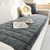 Soft Corduroy Sofa Cushion Cover with Non-Slip Backing