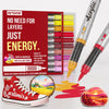 Acrylic Brush Markers with Automatic Ink Flow for Canvas, Wood & Glass Art