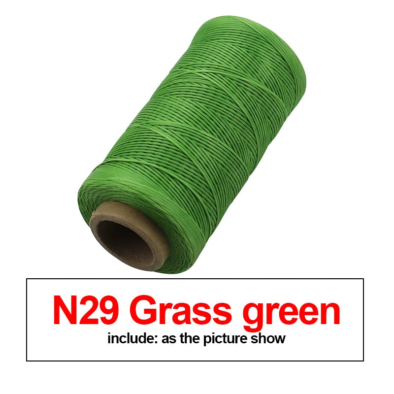 Flat Waxed Thread Spool for Leathercraft and DIY Projects