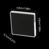 Clear Plastic Square Coin Holder Capsules with Foam Inserts (20-Pack)