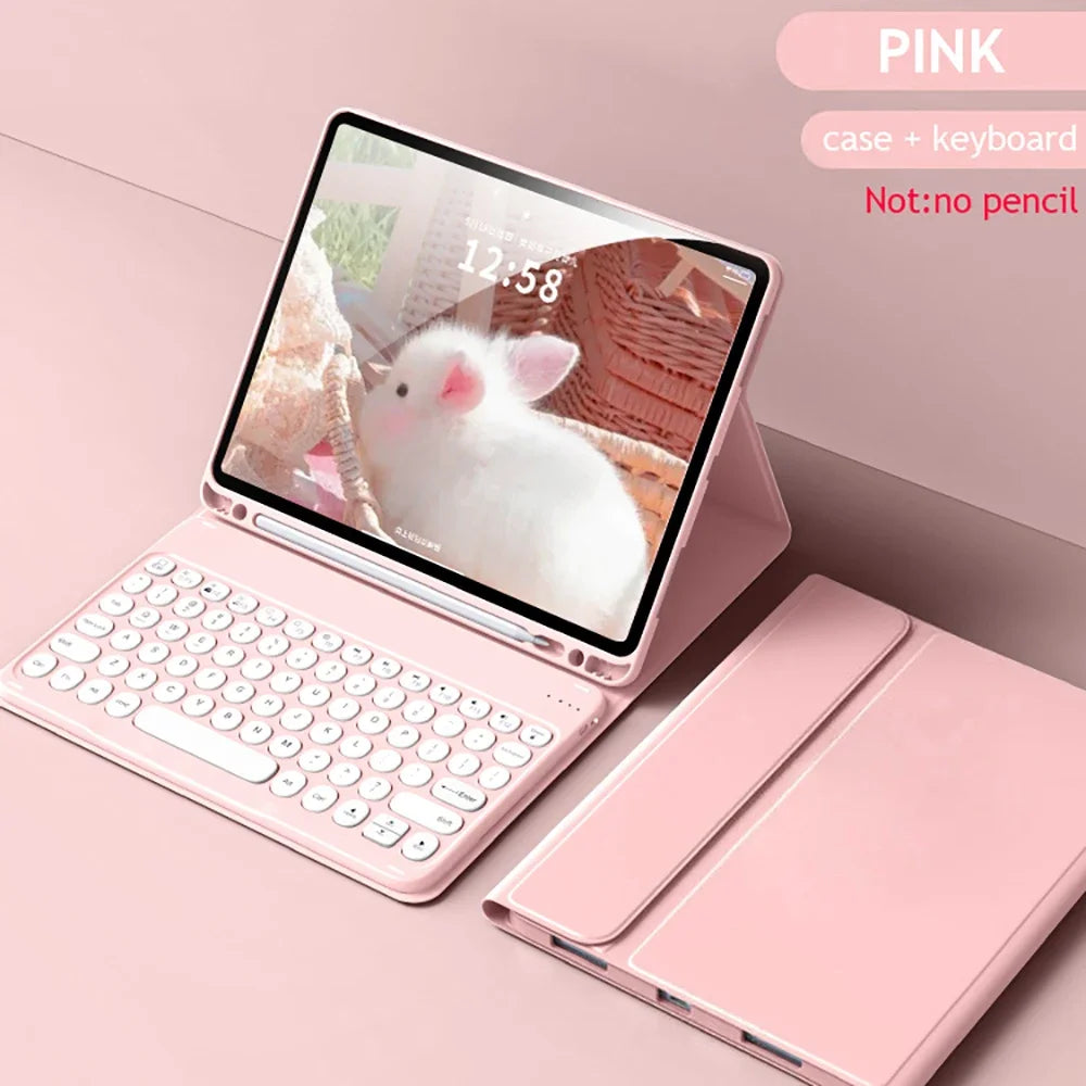 iPad Keyboard Case with Bluetooth Mouse