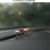 Mini Rose and Sunflower Car Dashboard Vase Decor