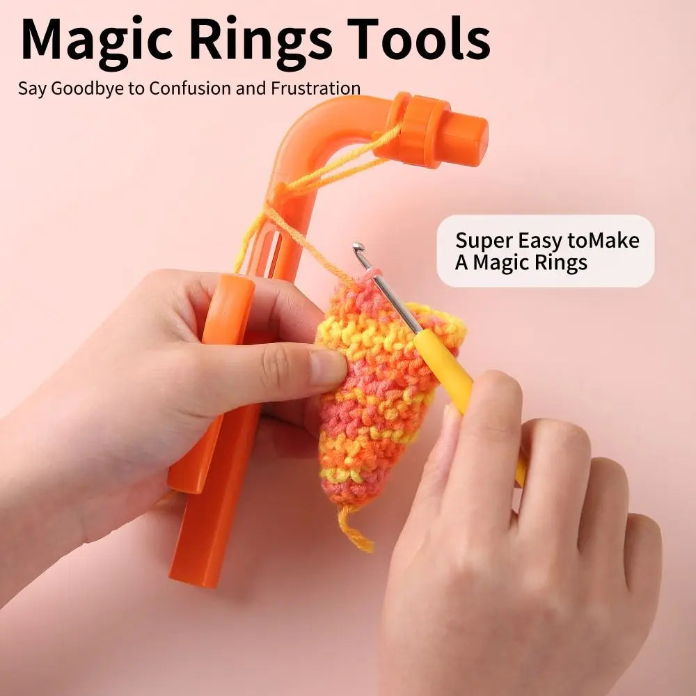 3-in-1 Crochet Tension Regulator & Magic Ring Tool
