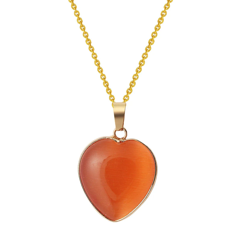 Minimalist Heart Pendant Necklace