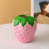Strawberry-Shaped Resin Vase for Home Decor