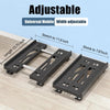Adjustable Mobile CPU Tower Stand with Wheels
