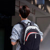 Shark Luminous USB Backpack with Anti-Theft Design