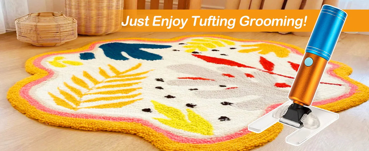 Cordless Carpet Trimmer with Shearing Guide