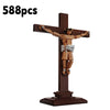 Jesus Cross Building Block Set — 588 Pieces