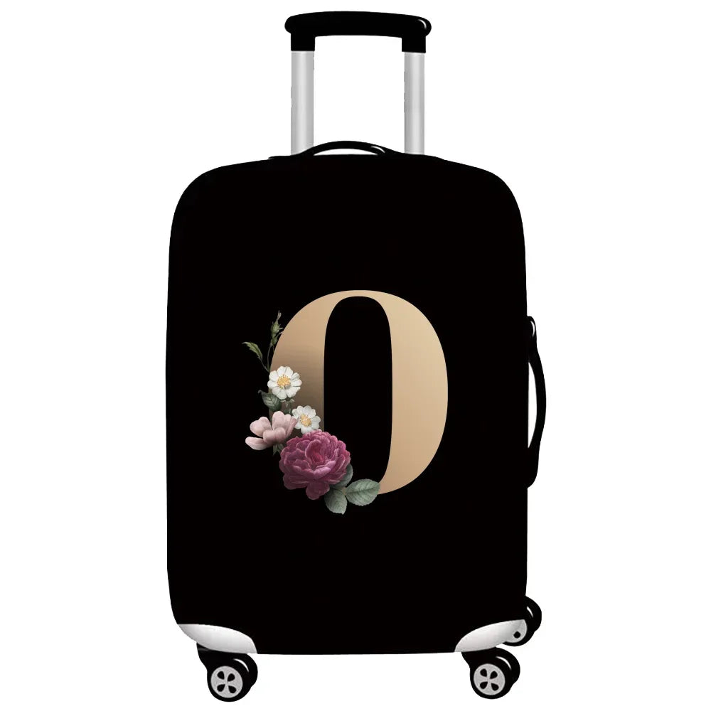 Gold Letter Series Elastic Luggage Cover