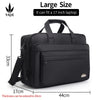 Durable Canvas Messenger Bag for Laptops Up to 19 Inches