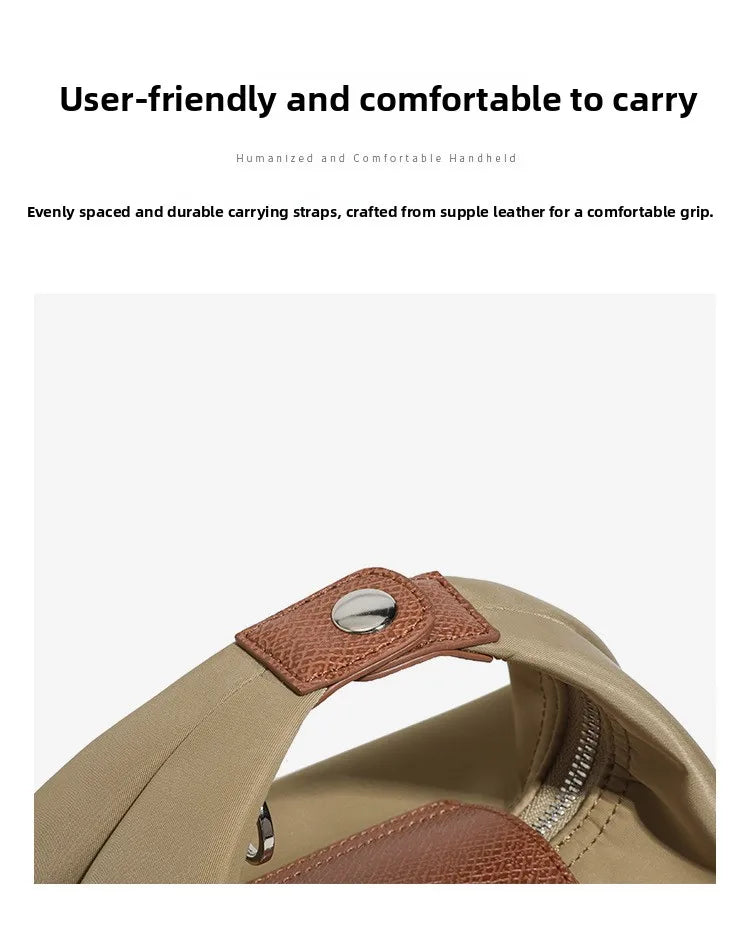Lightweight Nylon Crossbody Bag with Adjustable Strap