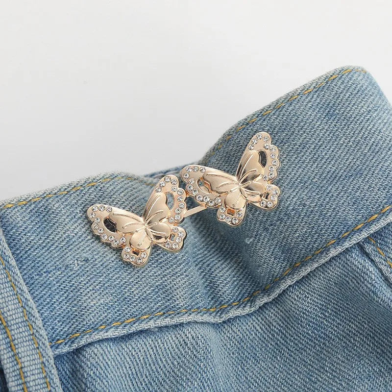 Butterfly Adjustable Waist Clip for Jeans and Skirts