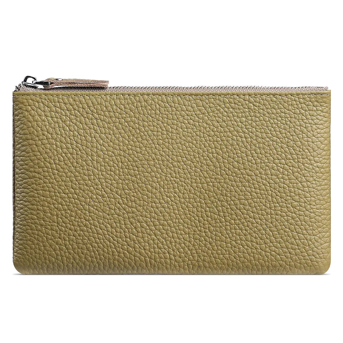 Genuine Leather Wristlet Clutch Wallet with Phone Pocket