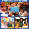 A collage of joyful scenes featuring a family and children, with a focus on Christmas, Birthday, and Halloween gift ideas.