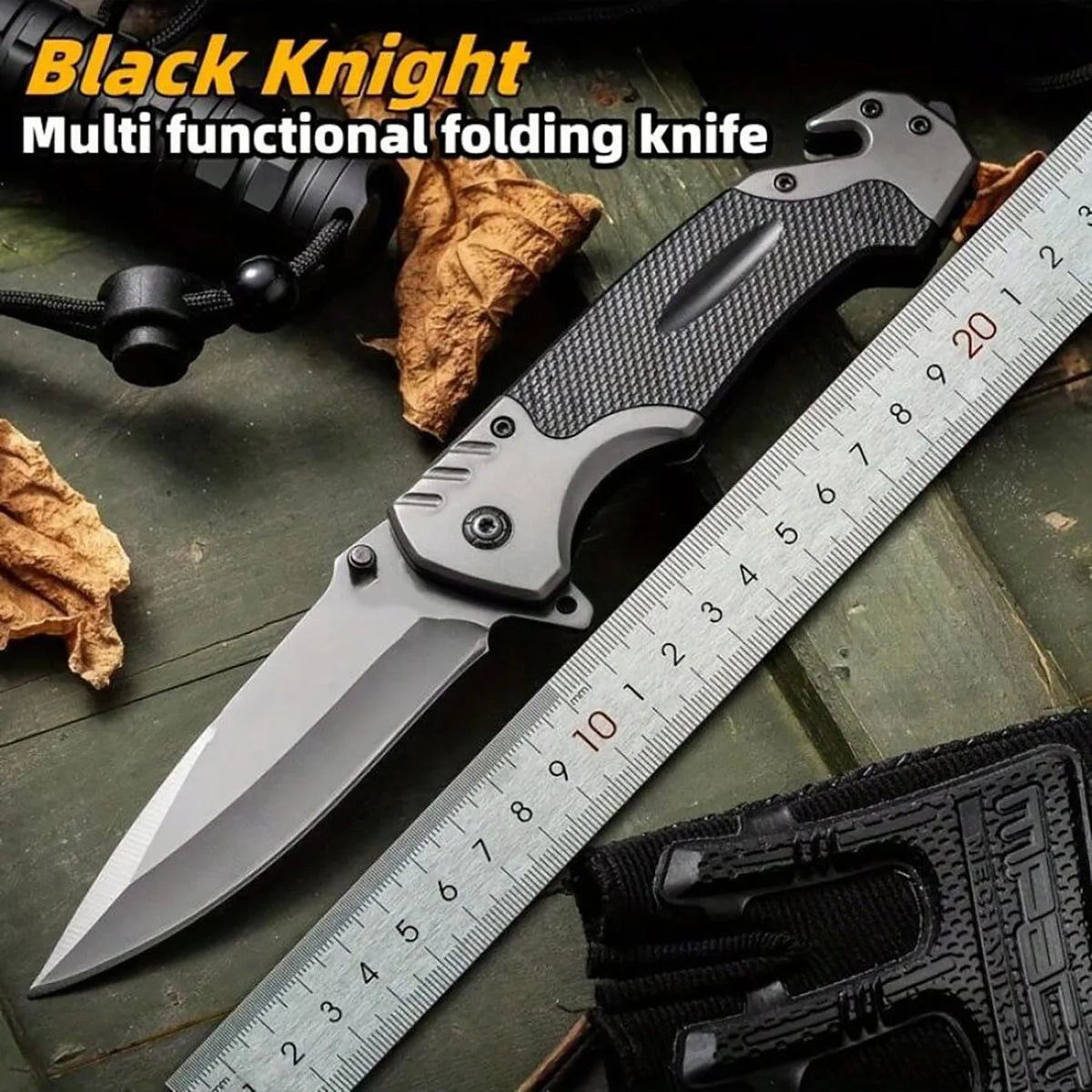 Stainless Steel Folding Pocket Knife for Outdoor Adventures