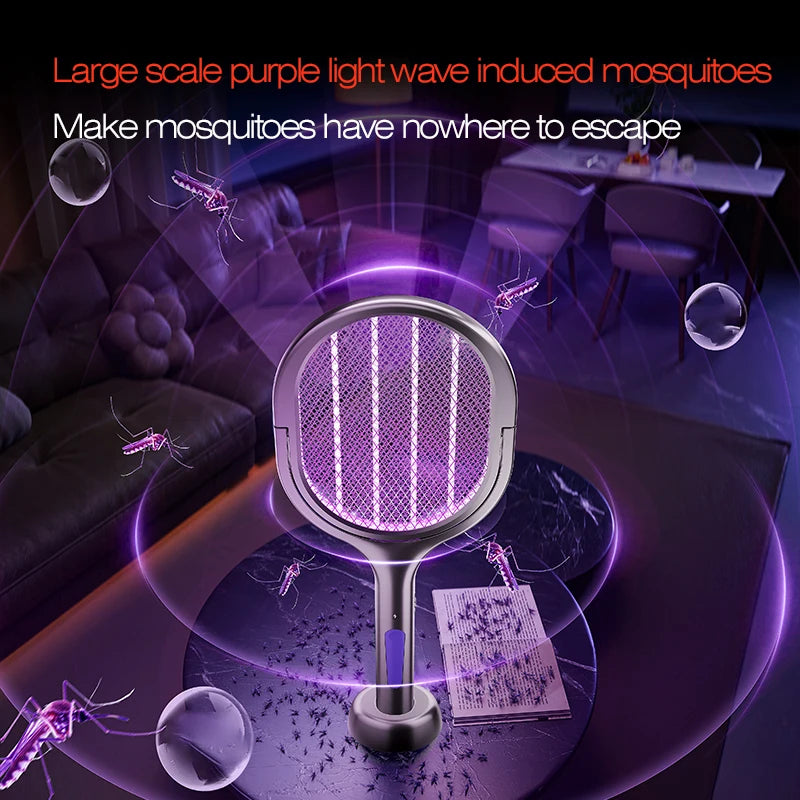 Rechargeable Electric Bug Zapper Racket