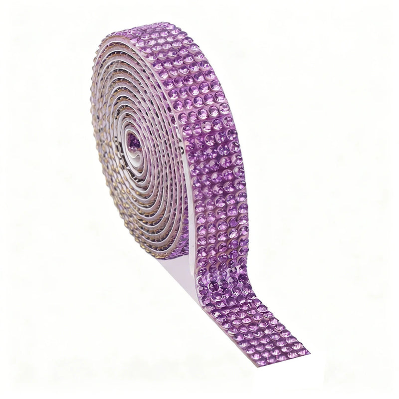 Self-Adhesive Rhinestone Ribbon for DIY Crafts
