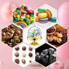 Mini Candy Cupcake Stand Holder with Clear Dome Lid