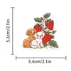 Cute Strawberry Waterproof Stickers Pack (50 Pcs)