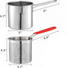 Stainless Steel Deep Fryer Pot with Strainer Basket