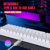 Compact 68-Key RGB Gaming Keyboard with USB Wired Connection