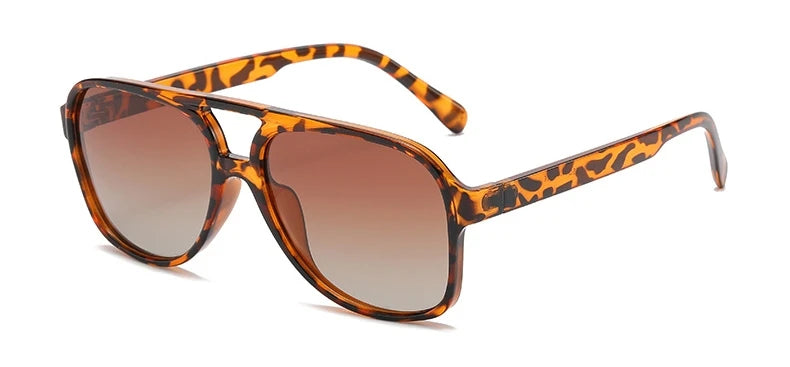 Gafas de sol piloto polarizadas oversize
